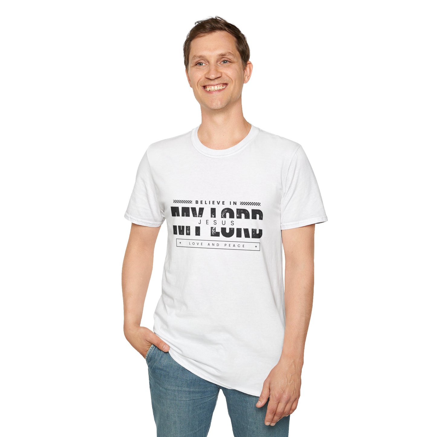 Minimalist Believe In My Lord Jesus T-Shirt Soft, Breathable, and Faith-filled
