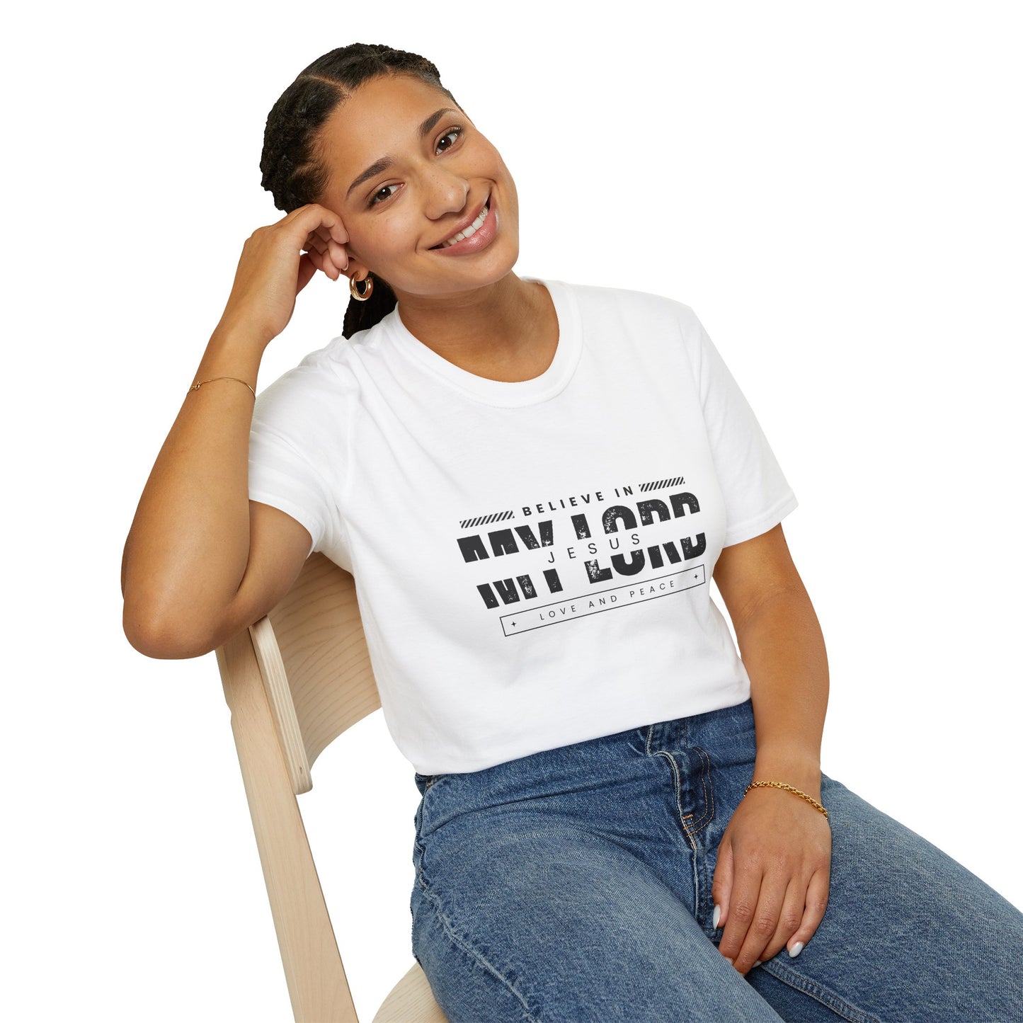 Minimalist Believe In My Lord Jesus T-Shirt Soft, Breathable, and Faith-filled